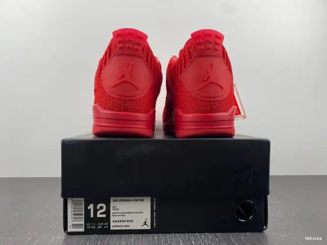Cheap TBK Jordan AQ3559-600 Red 4 Flyknit Retro 0502